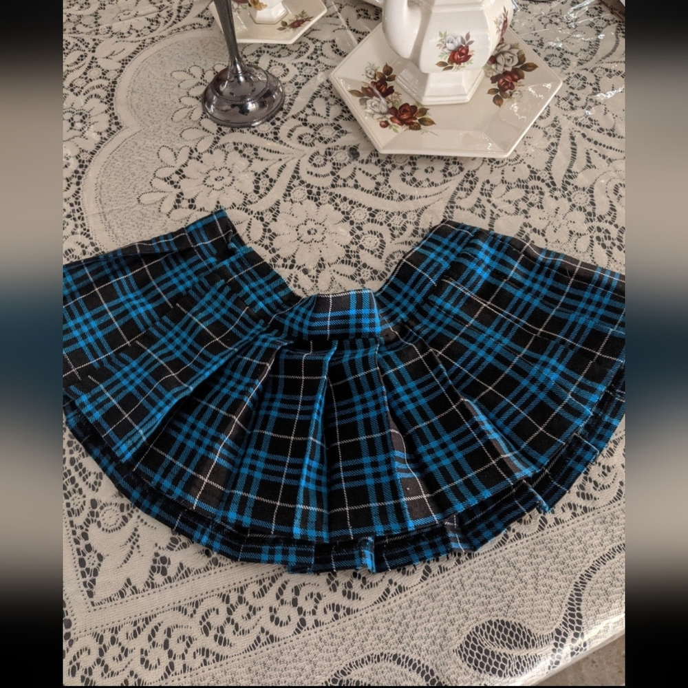 Vintage Rare Retro Preppy Mini School Girl Skirt Costume Cosplay